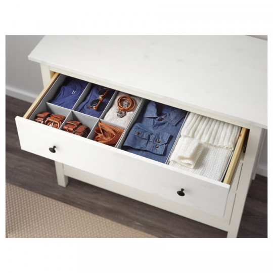 Комод ХЕМНЭС (HEMNES) с 3 ящиками, 108х96х50 см, белый (массив сосны) — купить аналог ИКЕА в Москве