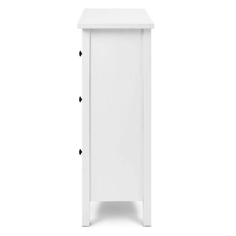 Комод ХЕМНЭС МИНИ (HEMNES Mini) 3 ящика, 85х96х37 см, белый (массив сосны) — купить компактный аналог ИКЕА